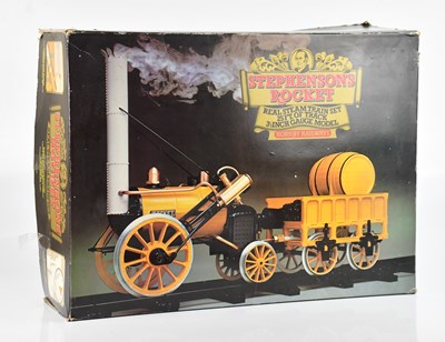 Lot 165A - HORNBY; a boxed Stephenson's Rocket real steam...