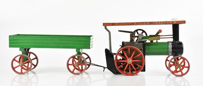 Lot 165B - MAMOD; Traction Engine 1a, with open wagon,...