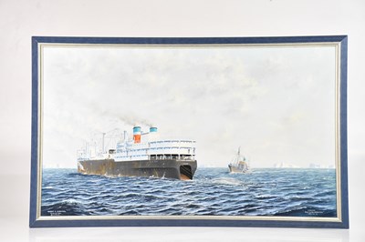Lot 1396 - GEORGE R CUMMINGS; oil on board, 'Southern...