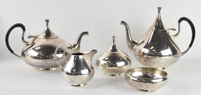 Lot 1083 - REED & BARTON; a stylish silver plated five...