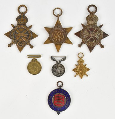 Lot 240D - Two WWI 1914-1915 Stars awarded to 4162 Sepoy...
