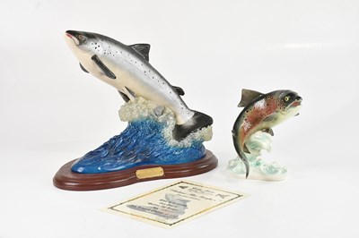 Lot 1153 - COLIN WELSH; a decorative model, 'Salmo the...