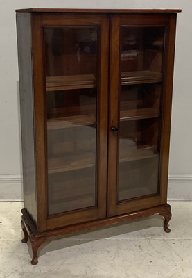 Lot 2070 - A Victorian mahogany two door bookcase,...