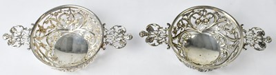 Lot 736 - WILLIAM COMYNS; a pair of Victorian hallmarked...