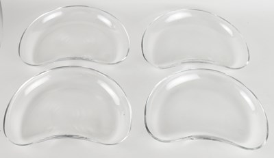 Lot 578 - BACCARAT; a set of four contemporary crystal...