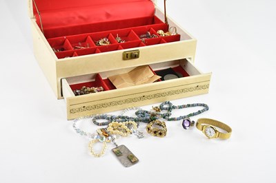 Lot 397 - A quantity of costume jewellery including...