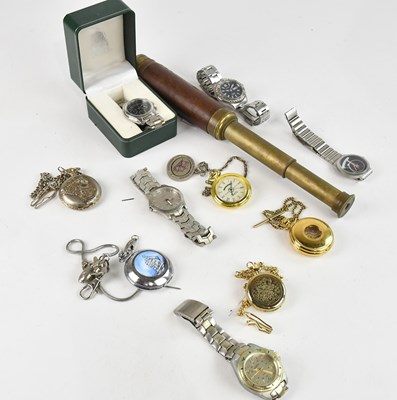 Lot 708 - A collection of fashion watches comprising...