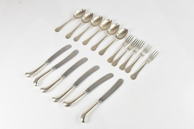 Lot 140 - MACKAY & CHISHOLM; a George V hallmarked...