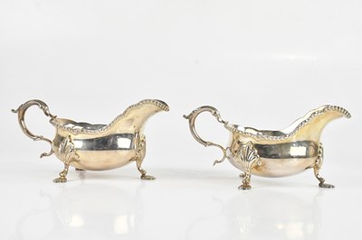 Lot 242 - BARKER ELLIS SILVER CO; a pair of Elizabeth II...