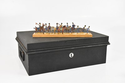 Lot 2223 - CHUBB & SONS LTD; a deed box, with a small...