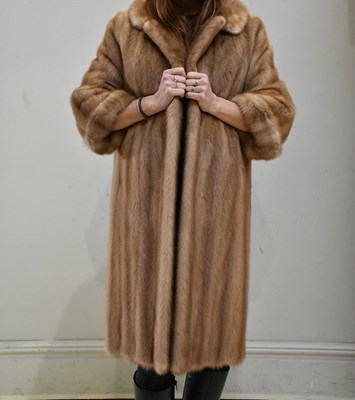 Lot 329A - A full length light sandy brown ranch mink...