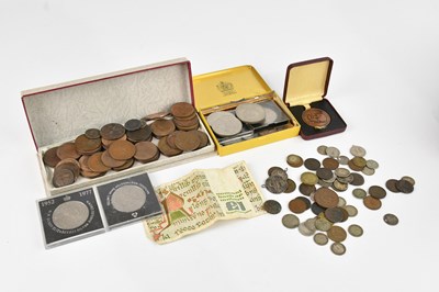 Lot 1140 - A collection of coins, including a 1568...