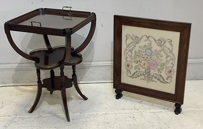 Lot 2069 - A 19th century mahogany tray top table, height...