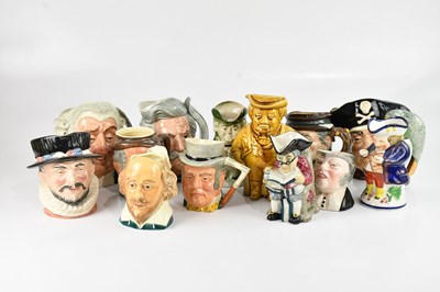 Lot 1217 - ROYAL DOULTON; a collection of five character...