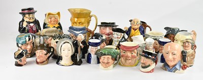 Lot 1219 - ROYAL DOULTON; a collection of miniature...