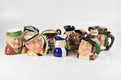 Lot 1220 - ROYAL DOULTON; a collection of character jugs...