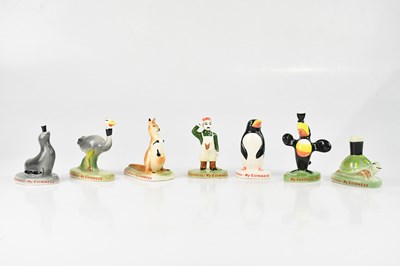 Lot 1085 - CARLTON WARE; a set of seven reproduction...