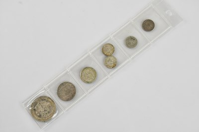 Lot 1151 - A Dutch silver 1 gilder coin, 1940, with a ½...