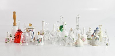 Lot 1037 - A collection of ceramic bells including...