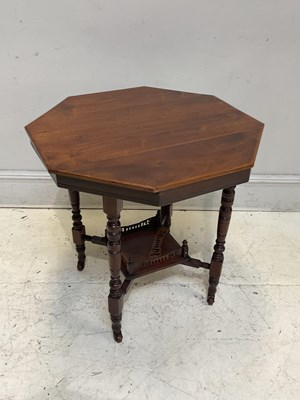 Lot 98 - A 19th century mahogany octagonal table,...