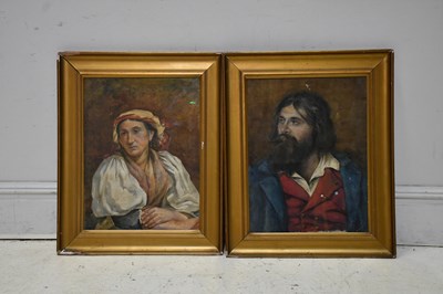 Lot 1308 - UNATTRIBUTED; a pair of watercolours,...