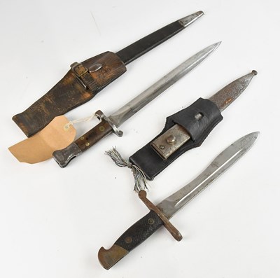 Lot 482 - An 1888 pattern Lee Metford bayonet, with...