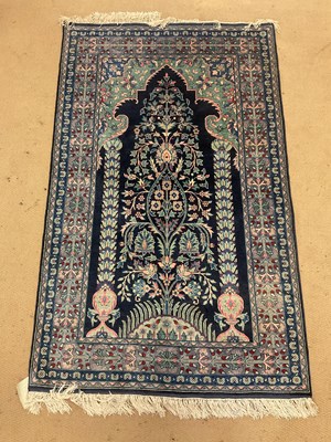 Lot 846 - A Tunisian 'Tree of Life' hand woven rug, 160...