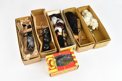 Lot 1561 - PELHAM PUPPETS; a collection of six puppets...