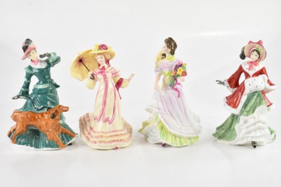 Lot 1316 - ROYAL DOULTON; four figures comprising...