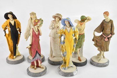 Lot 1303 - ROYAL DOULTON; a collection of seven Classique...