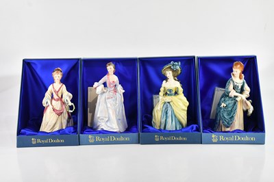 Lot 1304 - ROYAL DOULTON; a collection of four figures...