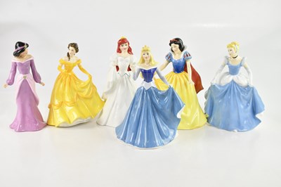 Lot 1302 - ROYAL DOULTON; a collection of six Disney...