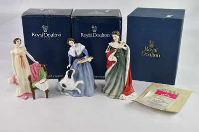 Lot 1319 - ROYAL DOULTON; three figures comprising 'Jane...