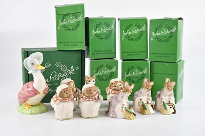 Lot 1325 - BESWICK; a collection of nine figures,...