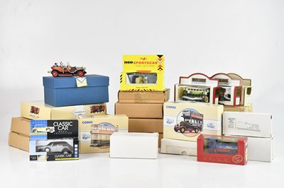 Lot 1416 - A collection of diecast model vehicles,...