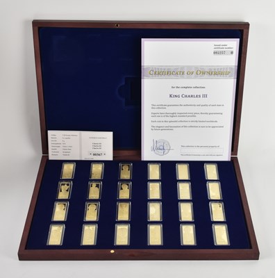 Lot 1489 - WINDSOR MINT; a cased set of twenty-four gold...