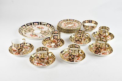 Lot 1271 - ROYAL CROWN DERBY; a 2451 pattern part tea set,...