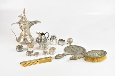 Lot 499 - A collection of Eastern white metal including...