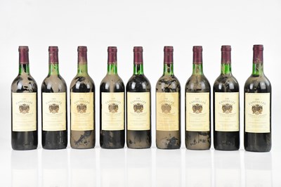 Lot 2534 - RED WINE; nine bottles of Les Capitelles...