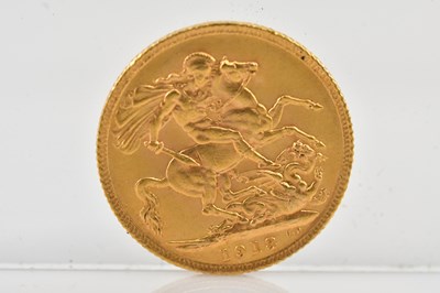 Lot 1084 - A George V full sovereign, 1913.