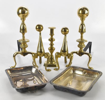 Lot 1223 - A small collection of metalware comprising two...