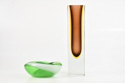 Lot 95 - LUIGI MANDRUZZATO FOR MURANO; a sommerso glass...