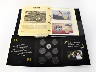 Lot 755 - A folder containing a collection of first day...