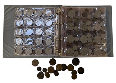 Lot 1486 - An album of post-1947 GB coins, including...