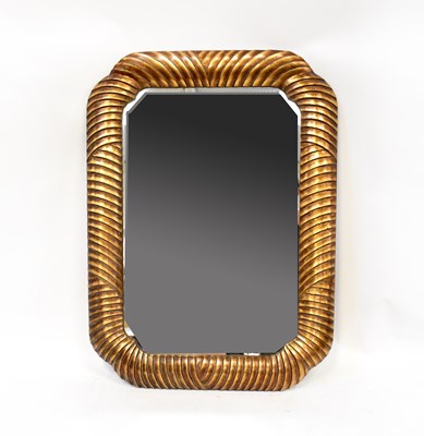 Lot 85 - ANTHONY REDMILE; a mirror with stylised 1930s...