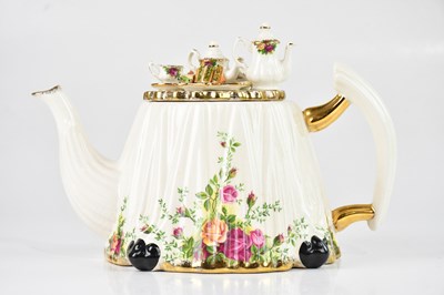 Lot 1073 - ROYAL ALBERT; an 'Old Country Roses' tea table...