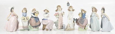 Lot 1111 - LLADRÓ ; a collection of seven figures...