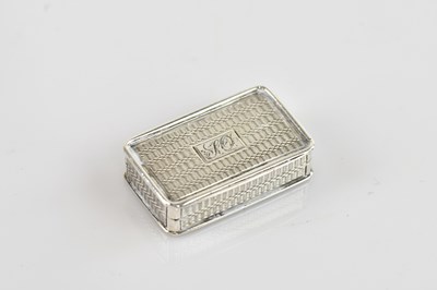 Lot 461 - NATHANIEL MILLS; a William IV hallmarked...