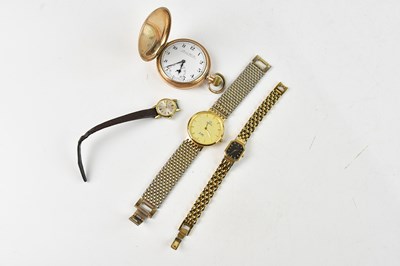 Lot 422 - A collection of three wristwatches comprising...