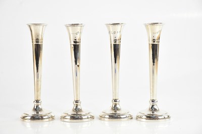 Lot 465 - A T CANNON LTD; a set of four hallmarked...